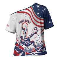 Personalized Soccer USA Cross Shoulder Shirt US Dynamic Stylized
