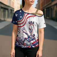 Personalized Soccer USA Cross Shoulder Shirt US Dynamic Stylized