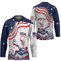 Personalized Soccer USA Hockey Jersey US Dynamic Stylized