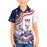 Personalized Soccer USA Kid Hawaiian Shirt US Dynamic Stylized