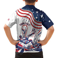 Personalized Soccer USA Kid Hawaiian Shirt US Dynamic Stylized