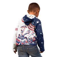 Personalized Soccer USA Kid Hoodie US Dynamic Stylized