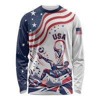 Personalized Soccer USA Long Sleeve Shirt US Dynamic Stylized