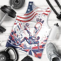 Personalized Soccer USA Men Tank Top US Dynamic Stylized