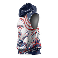 Personalized Soccer USA Sleeveless Hoodie US Dynamic Stylized