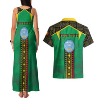 Mali Couples Matching Tank Maxi Dress and Hawaiian Shirt Mali ka Fasojamana - Wonder Print Shop