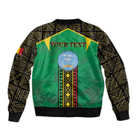 Mali Sleeve Zip Bomber Jacket Mali ka Fasojamana - Wonder Print Shop