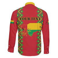 Guinea-Bissau Family Matching Short Sleeve Bodycon Dress and Hawaiian Shirt Unidade Luta Progresso - Wonder Print Shop