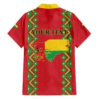 Guinea-Bissau Family Matching Tank Maxi Dress and Hawaiian Shirt Unidade Luta Progresso - Wonder Print Shop