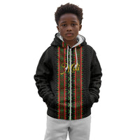 Personalized Mali Bogolanfini African Pattern Kid Hoodie