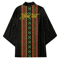 Personalized Mali Bogolanfini African Pattern Kimono