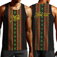 Personalized Mali Bogolanfini African Pattern Men Tank Top