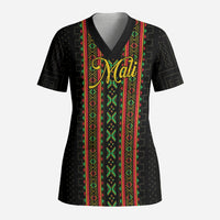 Personalized Mali Bogolanfini African Pattern Scrub Top