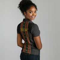 Personalized Mali Bogolanfini African Pattern Women Polo Shirt