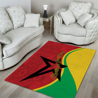Guinea-Bissau Area Rug Happy Independence Day