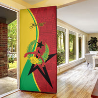 Personalized Guinea-Bissau Door Cover Happy Independence Day