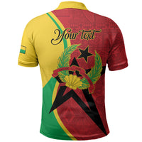 Personalized Guinea-Bissau Polo Shirt Happy Independence Day