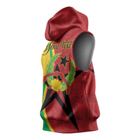 Personalized Guinea-Bissau Sleeveless Hoodie Happy Independence Day
