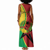 Personalized Guinea-Bissau Tank Maxi Dress Happy Independence Day