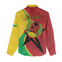 Personalized Guinea-Bissau Women Casual Shirt Happy Independence Day