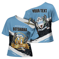 Personalized Botswana 2026 Cross Shoulder Shirt 60th Anniversary
