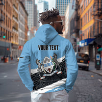 Personalized Botswana 2026 Zip Hoodie 60th Anniversary