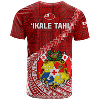 Tonga Rugby T Shirt Tongan Ngatu Pattern White Version - Wonder Print Shop
