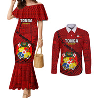 tonga-rugby-couples-matching-mermaid-dress-and-long-sleeve-button-shirts-tongan-ngatu-pattern-black-version