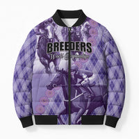 Personalized Breeders Horse Racing Bomber Puffer Jacket World Horse Racing Championships - Wonder Print Shop