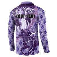 Personalized Breeders Horse Racing Button Sweatshirt World Horse Racing Championships - Wonder Print Shop