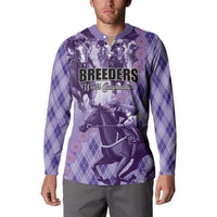 Personalized Breeders Horse Racing Button Sweatshirt World Horse Racing Championships - Wonder Print Shop