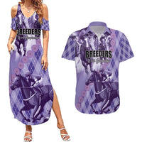 Personalized Breeders Horse Racing Couples Matching Summer Maxi Dress and Hawaiian Shirt World Horse Racing Championships - Wonder Print Shop
