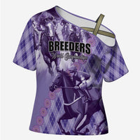 Personalized Breeders Horse Racing Cross Shoulder Shirt World Horse Racing Championships - Wonder Print Shop