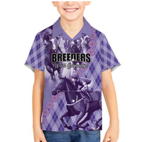 Personalized Breeders Horse Racing Family Matching Mermaid Dress and Hawaiian Shirt World Horse Racing Championships - Wonder Print Shop