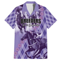 Personalized Breeders Horse Racing Family Matching Off The Shoulder Long Sleeve Dress and Hawaiian Shirt World Horse Racing Championships - Wonder Print Shop