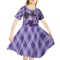 Personalized Breeders Horse Racing Kid Short Sleeve Dress World Horse Racing Championships - Wonder Print Shop