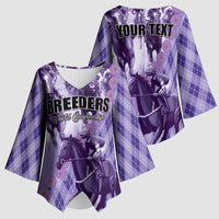 Personalized Breeders Horse Racing Kimono Sleeve Blouse World Horse Racing Championships - Wonder Print Shop