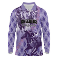 Personalized Breeders Horse Racing Long Sleeve Polo Shirt World Horse Racing Championships - Wonder Print Shop