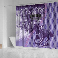Breeders Horse Racing Shower Curtain World Horse Racing Championships - Wonder Print Shop