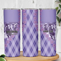 Personalized Breeders Horse Racing Skinny Tumbler World Horse Racing Championships - Wonder Print Shop