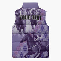 Personalized Breeders Horse Racing Sleeveless Puffer Jacket World Horse Racing Championships - Wonder Print Shop