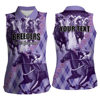 Personalized Breeders Horse Racing Women Sleeveless Polo Shirt World Horse Racing Championships - Wonder Print Shop