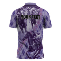 Personalized Breeders Horse Racing Zipper Polo Shirt World Horse Racing Championships - Wonder Print Shop