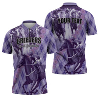 Personalized Breeders Horse Racing Zipper Polo Shirt World Horse Racing Championships - Wonder Print Shop