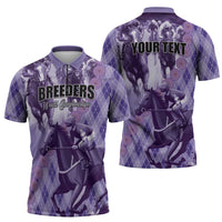 Personalized Breeders Horse Racing Zipper Polo Shirt World Horse Racing Championships - Wonder Print Shop