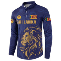 Custom Sri Lanka Cricket Button Sweatshirt The Lions Go Champions - Wonder Print Shop