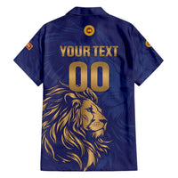 Custom Sri Lanka Cricket Hawaiian Shirt The Lions Go Champions - Wonder Print Shop
