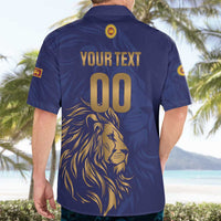 Custom Sri Lanka Cricket Hawaiian Shirt The Lions Go Champions - Wonder Print Shop