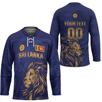Custom Sri Lanka Cricket Hockey Jersey The Lions Go Champions - Wonder Print Shop