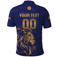 Custom Sri Lanka Cricket Polo Shirt The Lions Go Champions - Wonder Print Shop
